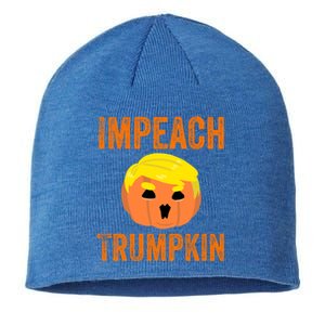 Impeacht Gift Impeach Trumpkin Gifttrump Pumpkin Jack O'lantern Gift Sustainable Beanie