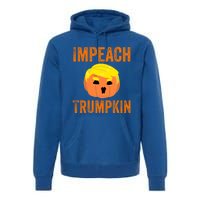 Impeacht Gift Impeach Trumpkin Gifttrump Pumpkin Jack O'lantern Gift Premium Hoodie