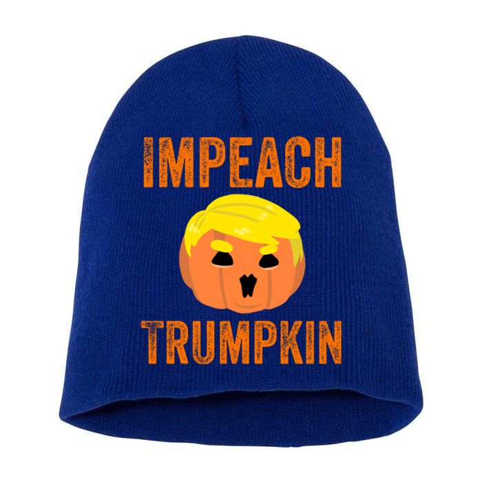 Impeacht Gift Impeach Trumpkin Gifttrump Pumpkin Jack O'lantern Gift Short Acrylic Beanie