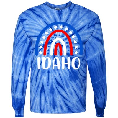 Idaho Gift I Love Idaho Usa Cool Gift Tie-Dye Long Sleeve Shirt