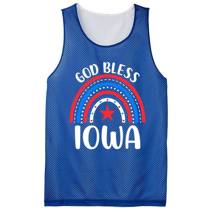 Iowa Gift I Love Iowa Usa Great Gift Mesh Reversible Basketball Jersey Tank