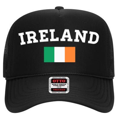 IRELAND Green Irish Tee High Crown Mesh Back Trucker Hat