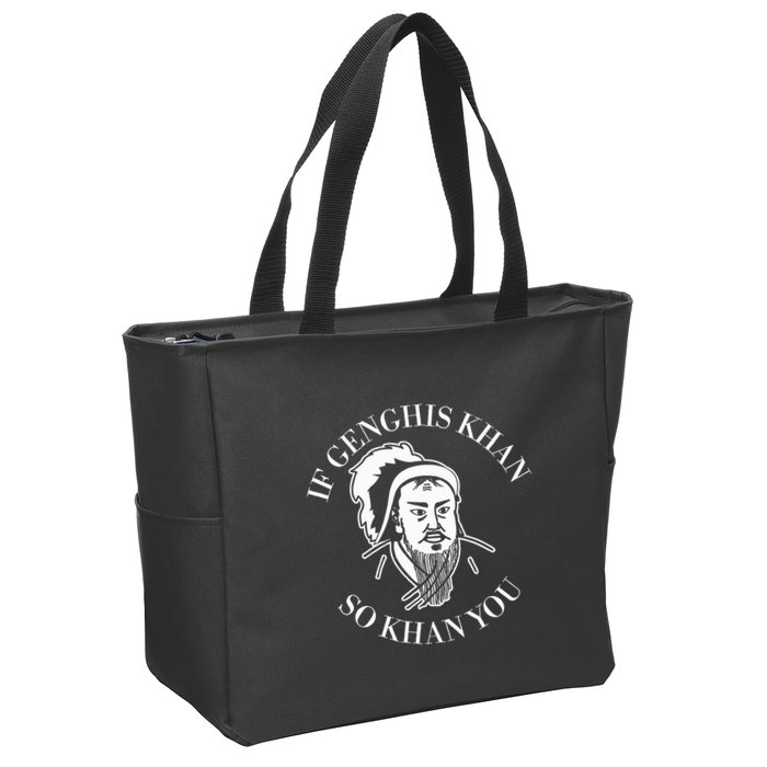 If Genghis Khan So Khan You Funny Motivation Zip Tote Bag