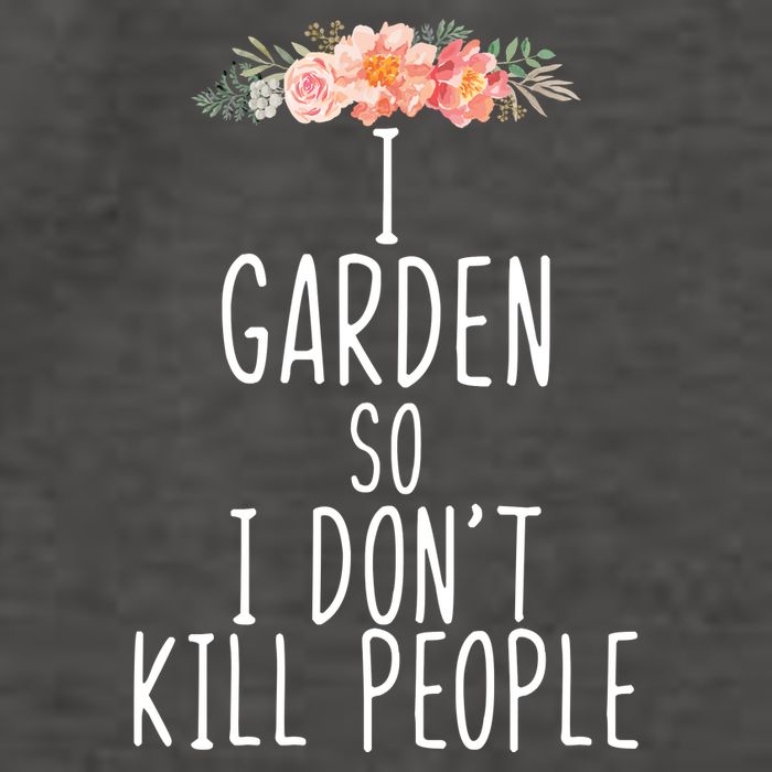I Garden So I DonT Kill People Vector Backpack