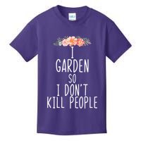 I Garden So I DonT Kill People Kids T-Shirt