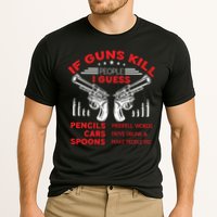 If Guns Kill People Crossed Pistols Cooling Performance Crew T-Shirt