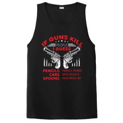 If Guns Kill People Crossed Pistols PosiCharge Competitor Tank