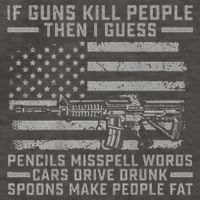 If Guns Kill People Gun Owner 2nd Amendment Pro Firearms Vector Backpack