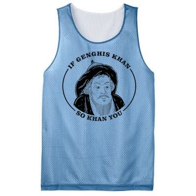 If Genghis Khan So Khan You Mesh Reversible Basketball Jersey Tank