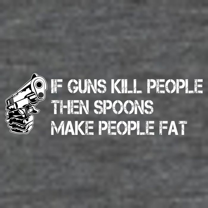 If Guns Kill People Then Spoons Make People Fat Funny Wool Snapback Cap