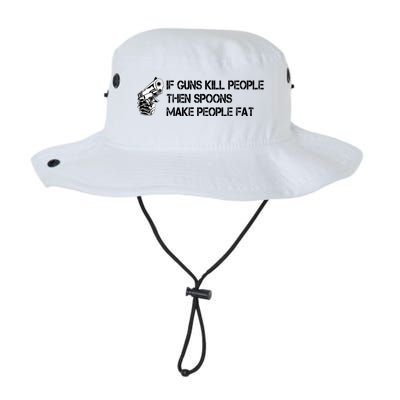 If Guns Kill People Then Spoons Make People Fat Funny Legacy Cool Fit Booney Bucket Hat