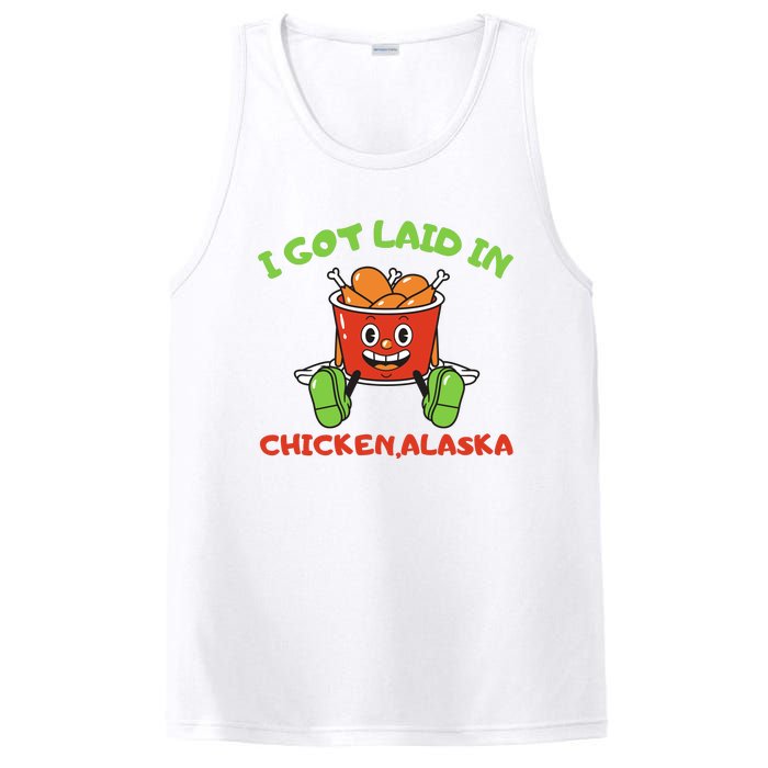 I Got Laid In Chicken Alaska Funny PosiCharge Competitor Tank