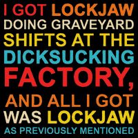 I Got Lockjaw Doing Graveyard Shifts At The Dicksucking Stripe Pom Pom Beanie