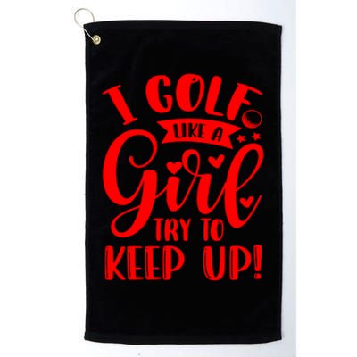 I Golf Like A Mom Try To Keep Up Gift For Mother's Day Golf Towel