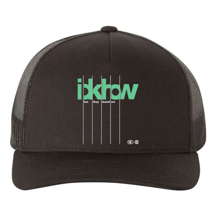 Idkhow – Green Logo Yupoong Adult 5-Panel Trucker Hat