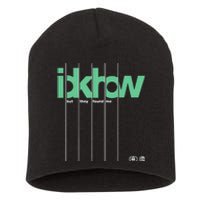 Idkhow – Green Logo Short Acrylic Beanie