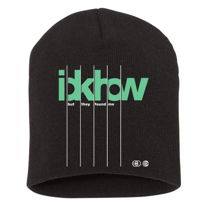 Idkhow – Green Logo Short Acrylic Beanie