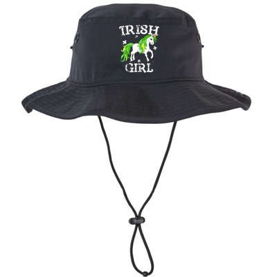Irish Girl Leprechaun Unicorn St Patricks Day Bucket Hat