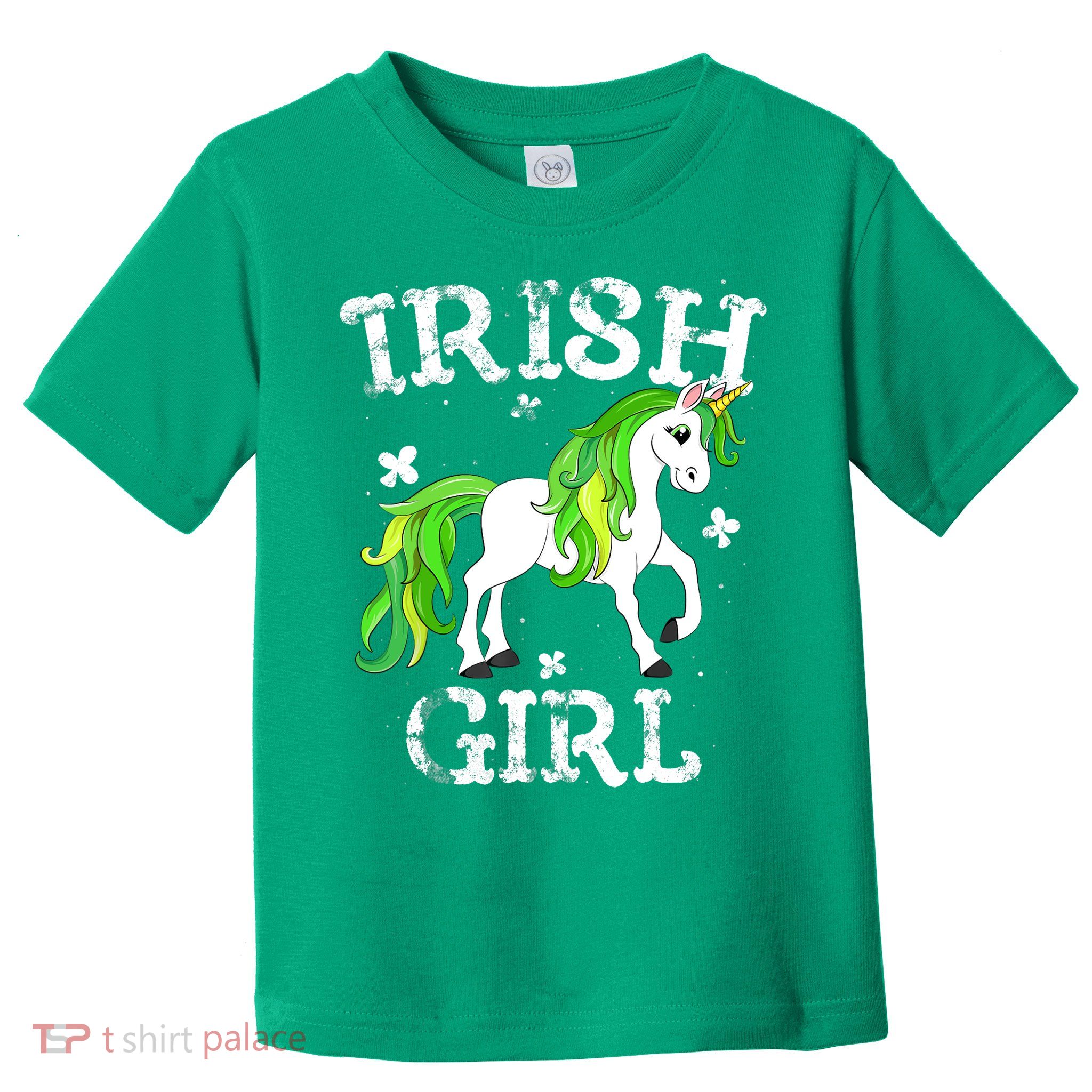 Irish Girl Leprechaun Unicorn St Patricks Day Toddler T-Shirt