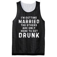 IM Getting Married The Others Get Drunk Bachelor Party Mesh Reversible Basketball Jersey Tank