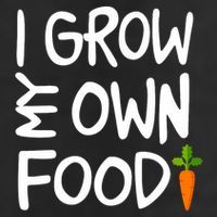 I Grow My Own Food Gardener 7 Panel Mesh Trucker Snapback Hat