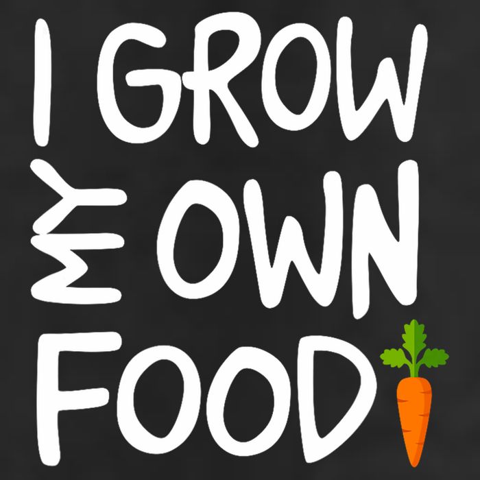 I Grow My Own Food Gardener Adult Drive Performance Visor