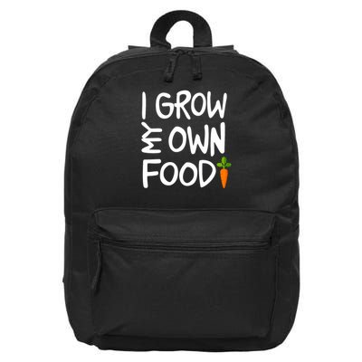 I Grow My Own Food Gardener 16 in Basic Backpack