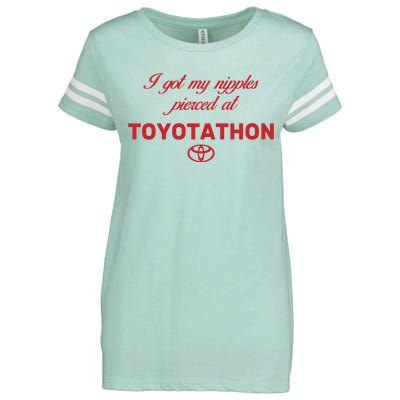 I Got My Nipples Pierced At Toyotathon Enza Ladies Jersey Football T-Shirt