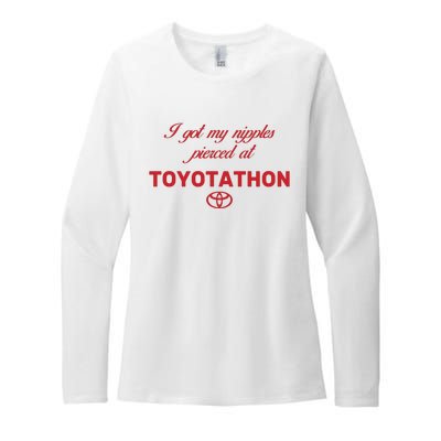 I Got My Nipples Pierced At Toyotathon Womens CVC Long Sleeve Shirt