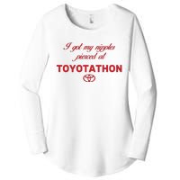 I Got My Nipples Pierced At Toyotathon Women's Perfect Tri Tunic Long Sleeve Shirt