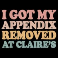 I Got My Appendix Removed At Claire Mental Health Awareness Drawstring Bag