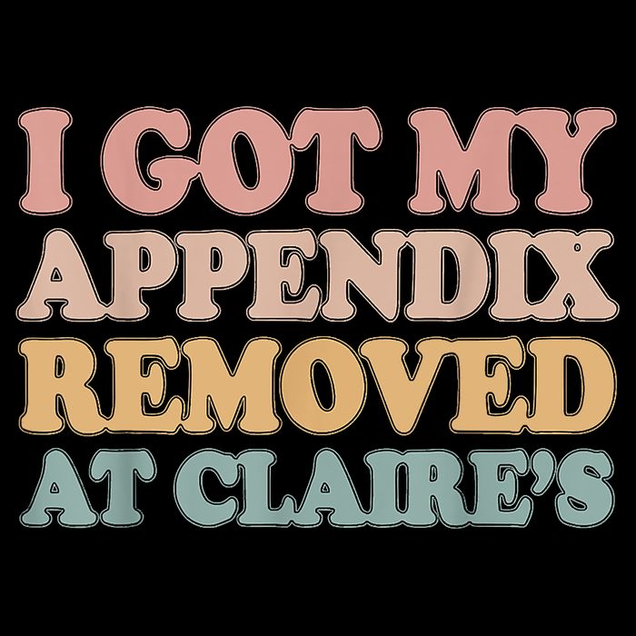 I Got My Appendix Removed At Claire Mental Health Awareness Drawstring Bag