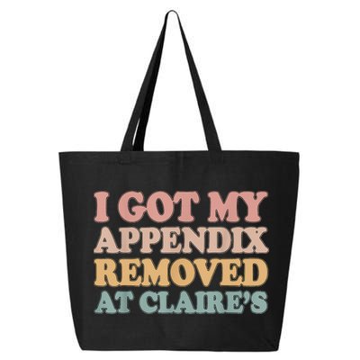 I Got My Appendix Removed At Claire Mental Health Awareness 25L Jumbo Tote