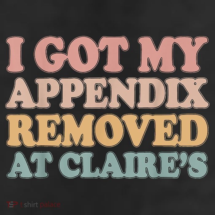 I Got My Appendix Removed At Claire Mental Health Awareness 25L Jumbo Tote