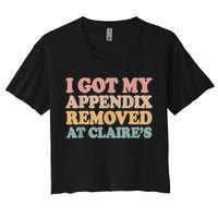 I Got My Appendix Removed At Claire Mental Health Awareness Crop Top