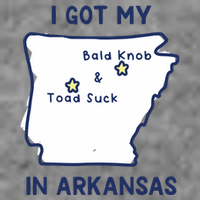 I Got My Bald Knob Toad Suck In Arkansas Hooded Wearable Blanket