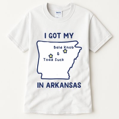 I Got My Bald Knob Toad Suck In Arkansas Tall T-Shirt