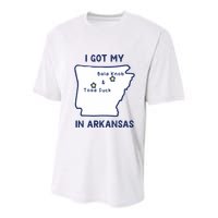 I Got My Bald Knob Toad Suck In Arkansas Youth Performance Sprint T-Shirt