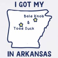 I Got My Bald Knob Toad Suck In Arkansas Youth Performance Sprint T-Shirt