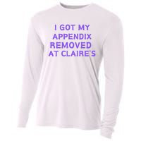 I Got My Appendix Removed At ClaireS Cooling Performance Long Sleeve Crew