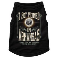 I Got Mooned In Arkansas Total Solar Eclipse 2024 Doggie Tank