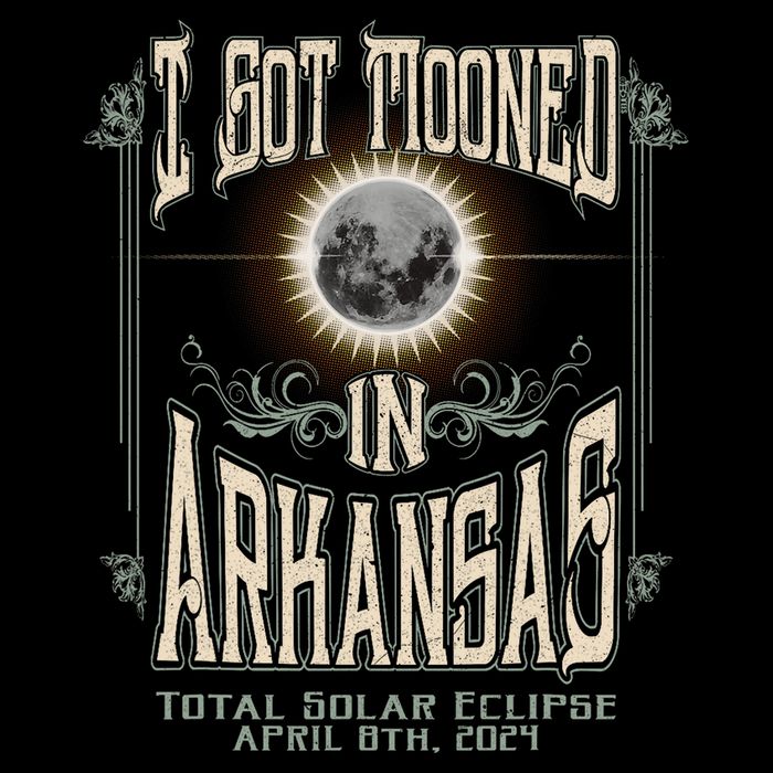I Got Mooned In Arkansas Total Solar Eclipse 2024 Cooling Performance Crew T-Shirt