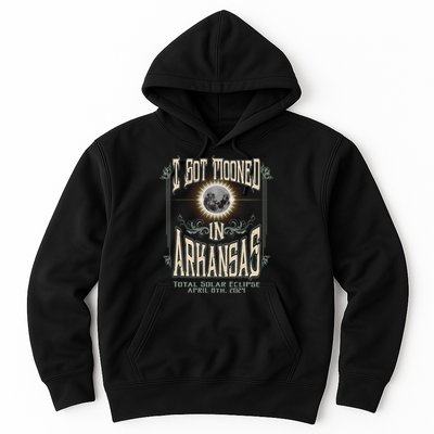 I Got Mooned In Arkansas Total Solar Eclipse 2024 Hoodie