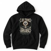 I Got Mooned In Arkansas Total Solar Eclipse 2024 Hoodie