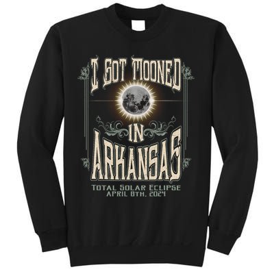 I Got Mooned In Arkansas Total Solar Eclipse 2024 Sweatshirt