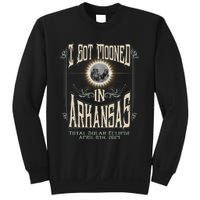 I Got Mooned In Arkansas Total Solar Eclipse 2024 Sweatshirt