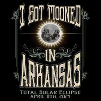 I Got Mooned In Arkansas Total Solar Eclipse 2024 7-Panel Snapback Hat