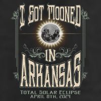I Got Mooned In Arkansas Total Solar Eclipse 2024 Adult Drive Performance Visor