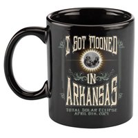 I Got Mooned In Arkansas Total Solar Eclipse 2024 11oz C Handle Ceramic Mug