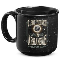 I Got Mooned In Arkansas Total Solar Eclipse 2024 15oz Campfire Ceramic Mug